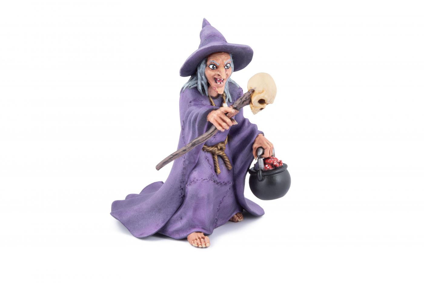 Papo Witch with cauldron 39214
