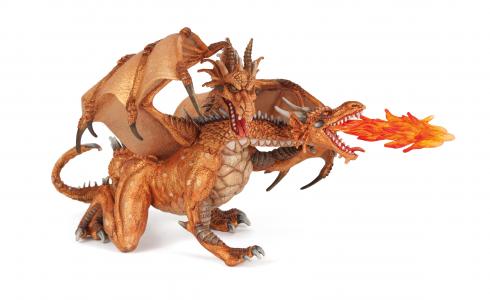 Papo 38938 Zweik�pfiger Drache gold - Drachen & Elfen bei spielzeug-guenstig.de