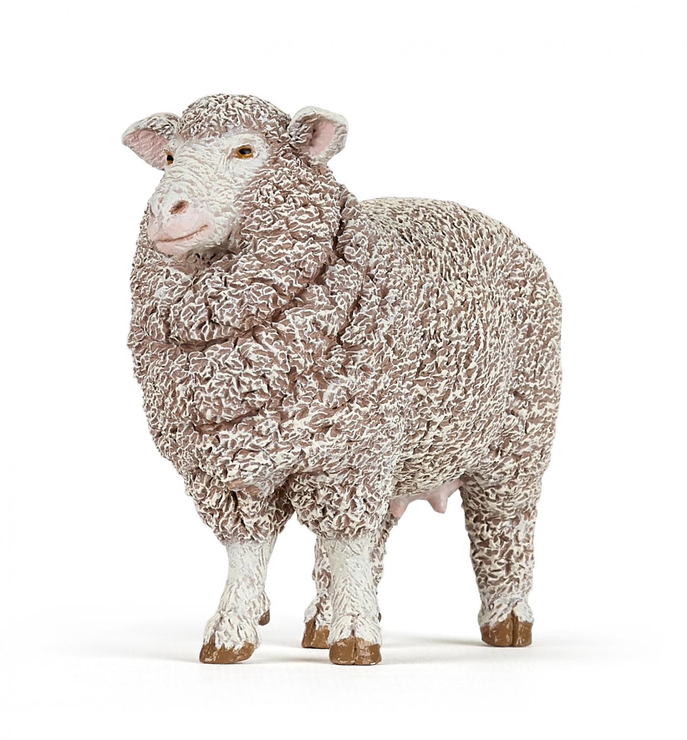 Papo MERINO SHEEP solid plastic toy farm pet animal NEW * 