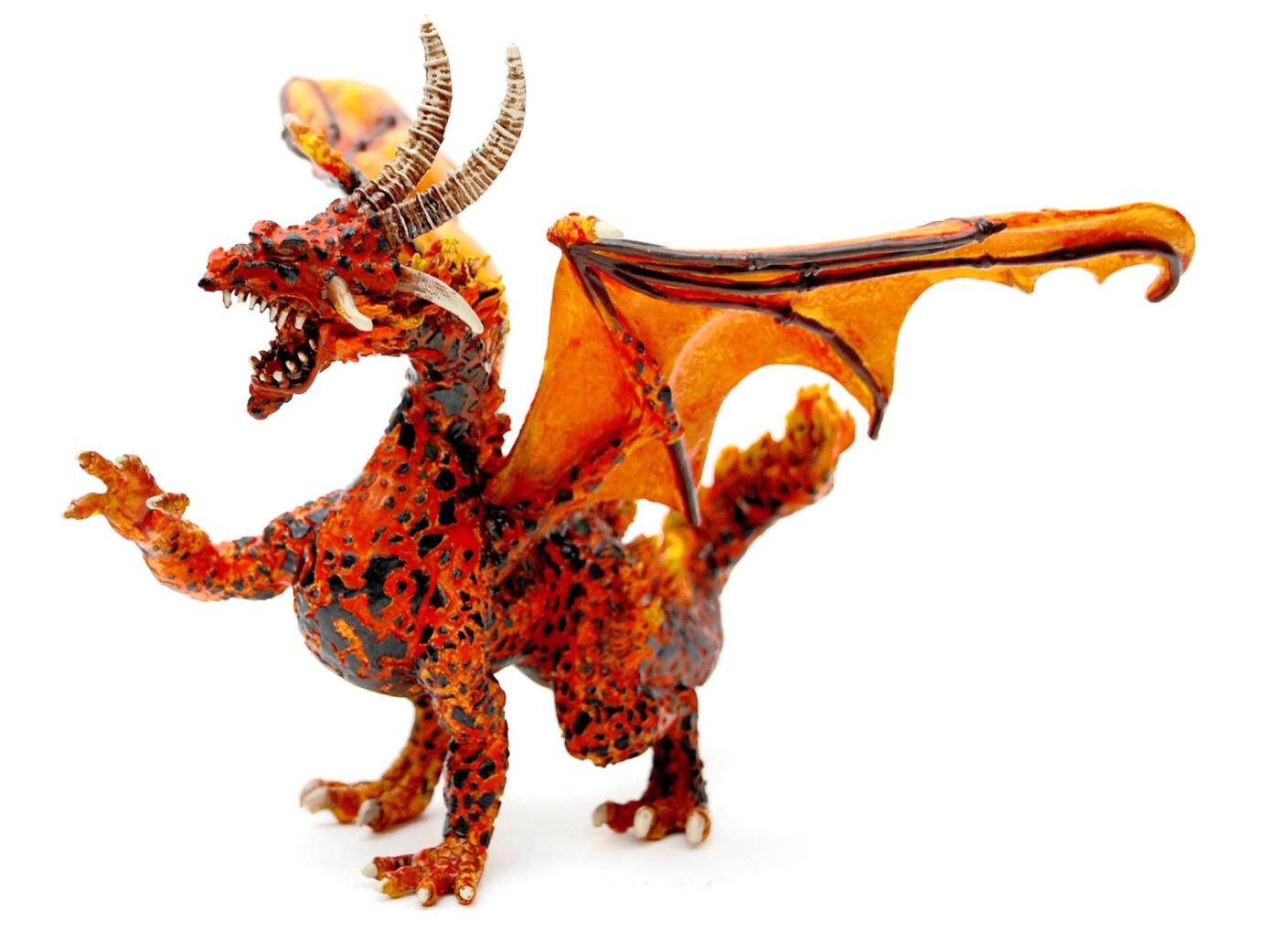 schleich lava dragon