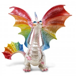 Safari Dragons: Safari Fairy Rainbow Dragon Toy Figure 