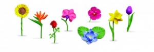 Safari Ltd  6829 Blumen - Minifiguren - Figuren bei spielzeug-guenstig.de