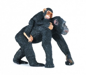 Safari Ltd  2959 Chimpanzee with Baby - animal figures at spielzeug-guenstig.de