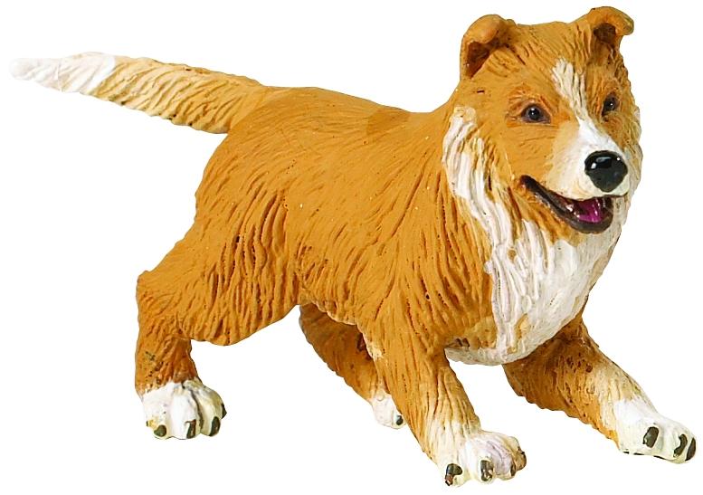 Collecta 88192 Rough Haired Collie Puppy Miniature Animal Figure Toy 