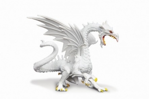Safari Ltd 10120 Glow-in-the-Dark Schneedrache - Drachen & Elfen
