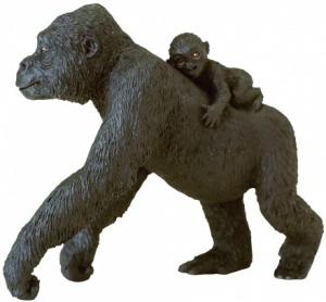 Safari Ltd  2947 Gorillaweibchen mit Baby - Figuren bei spielzeug-guenstig.de
