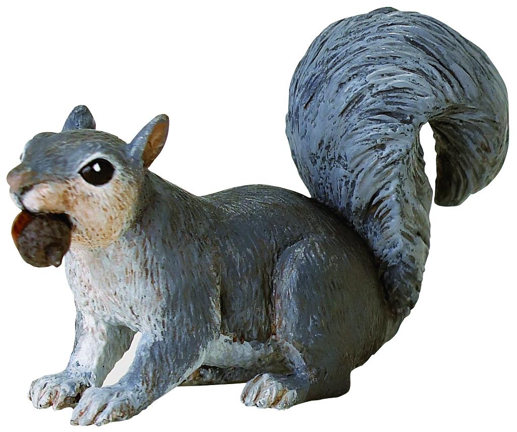Safari Ltd Grauh�rnchen mit Eichel 2961 ca.7x2.6x4.8cm