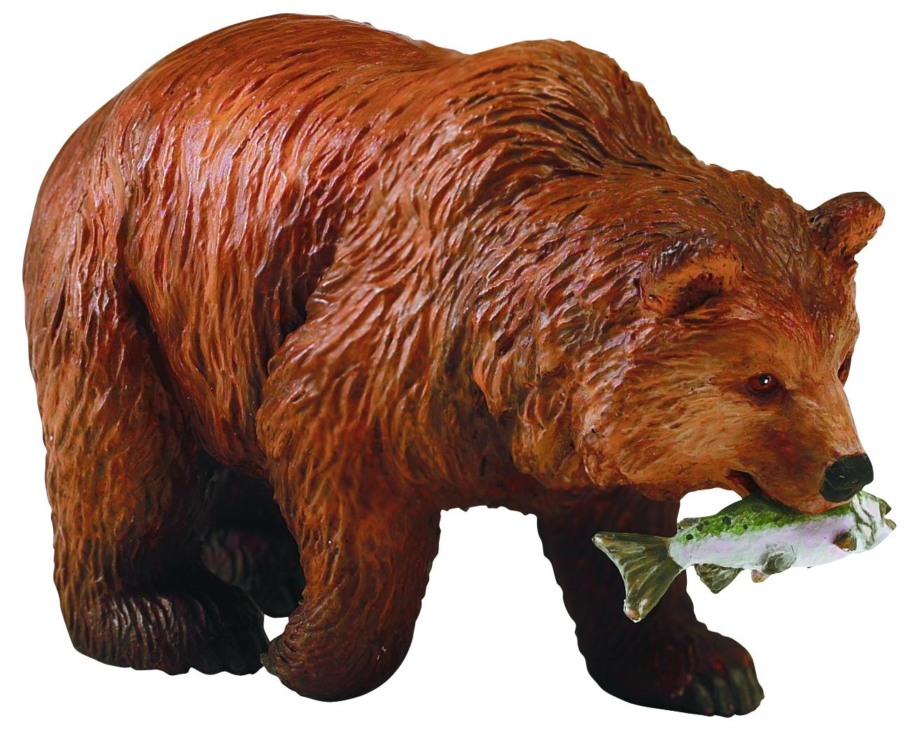 Safari Ltd Grizzlyb�r mit Lachs 2819 ca.9.6x4x5.6cm