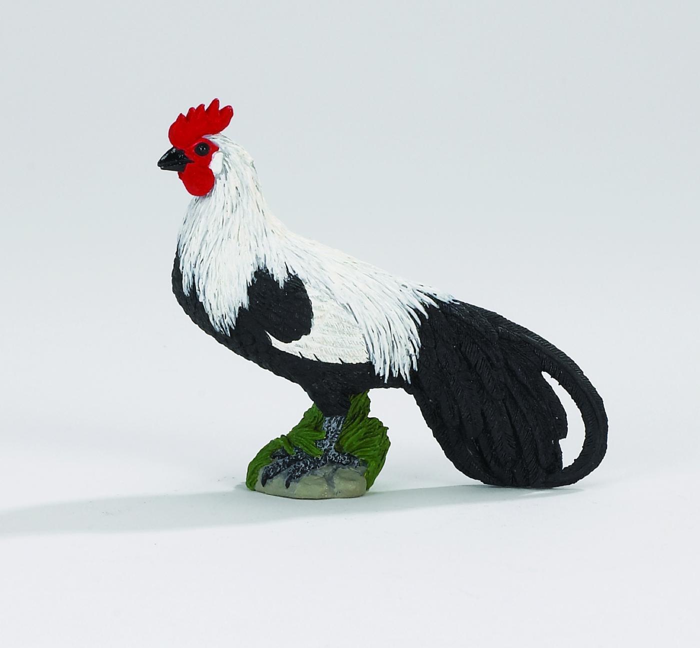 Safari Ltd Hahn mit drei langen Schwanzfedern 2450 ca.7.5x3.6x6.4cm