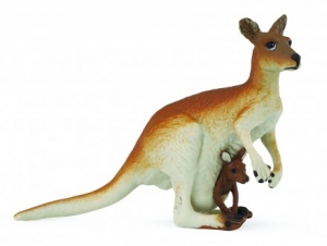 Safari Ltd  2920 K�nguruh mit Baby - Tierfiguren bei spielzeug-guenstig.de