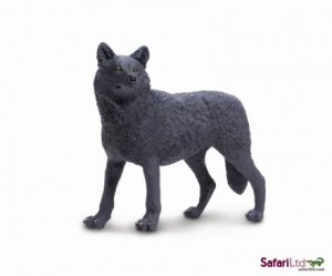 Safari Ltd  1129 Schwarzer Wolf - Tierfiguren bei spielzeug-guenstig.de
