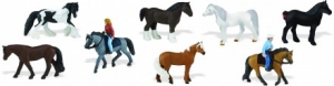 Safari Ltd  6797 Toob Pferde und ihre Reiter - Minifiguren spielzeug-guenstig.de