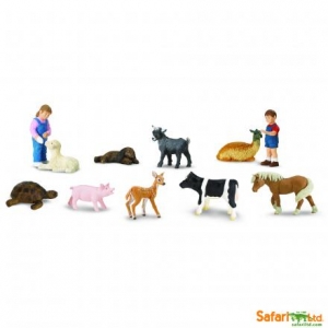 Safari Ltd  6837 Toob Streichelzoo - Minifiguren bei spielzeug-guenstig.de