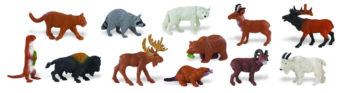 Safari Ltd 6970 Toob Tiere In Nordamerika Minifiguren Bei Spielzeug Guenstig De