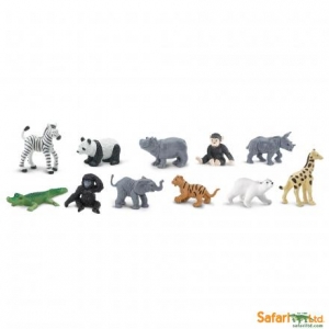 Safari Ltd  6800 Toob Zoo Babies - Minifiguren bei spielzeug-guenstig.de