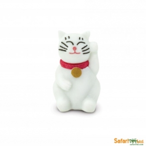 Safari Good Luck Minis: Safari Maneki-neko waving cat 354422