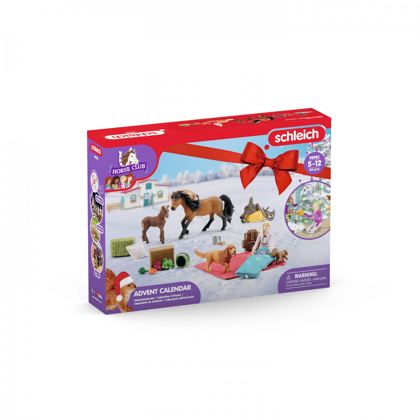 SCHLEICH Pferde Adventskalender 2015 - 24-teiliges Spielset Mit Pferden & Zubehör