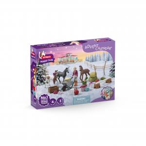 Schleich Pferde: Schleich Adventskalender HORSE CLUB 2025 - Weihnachtswunder Fohlenaufzucht 99178