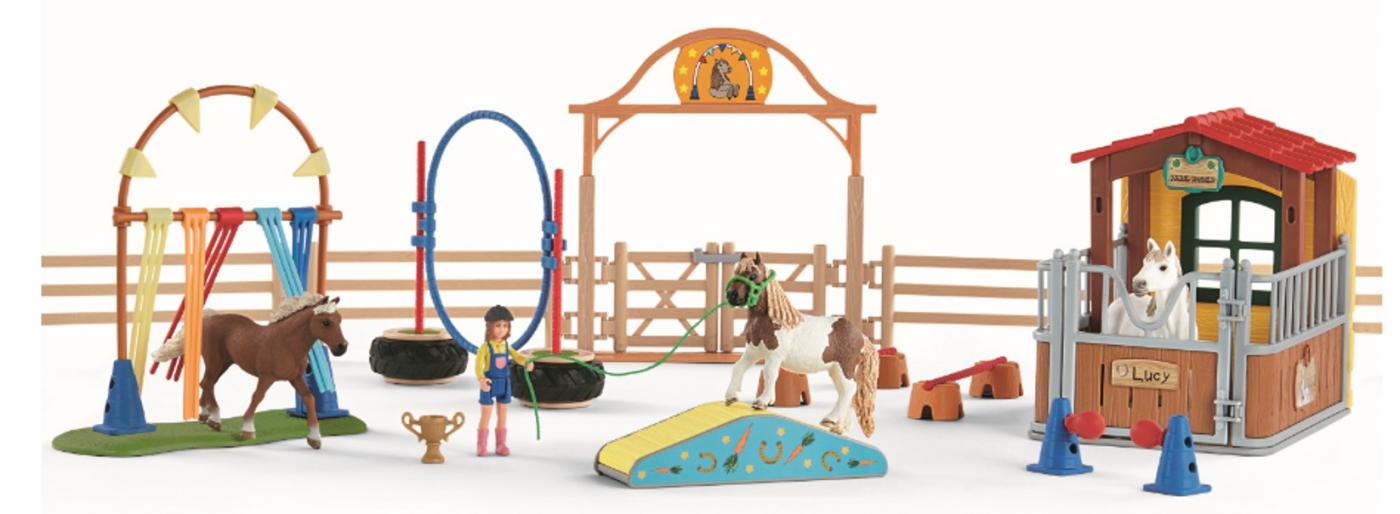 schleich agility set