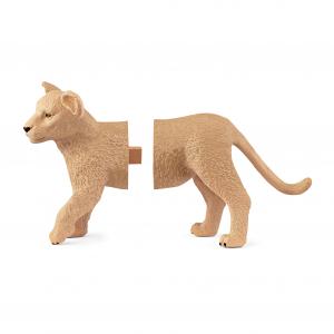 Schleich snap-together figurines: Schleich Baby lion combinable snap-together figurine 81074