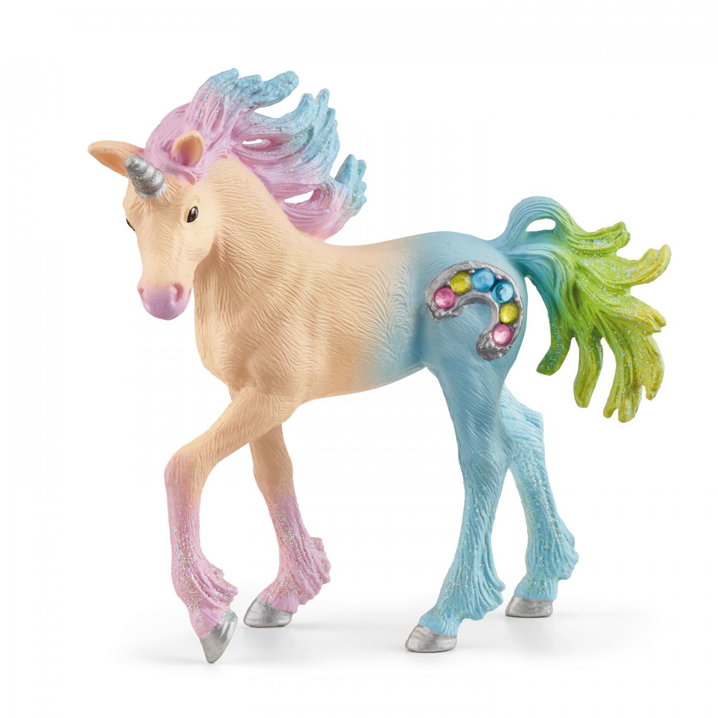 Schleich Elfen Bayala: Schleich Bonbon Einhorn Fohlen 70724