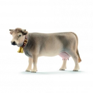 Schleich Bauernhoftiere: Schleich Braunvieh Kuh 13874