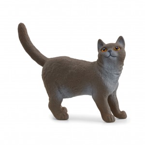 Schleich Bauernhoftiere: Schleich Britische Kurzhaar Katze 13973