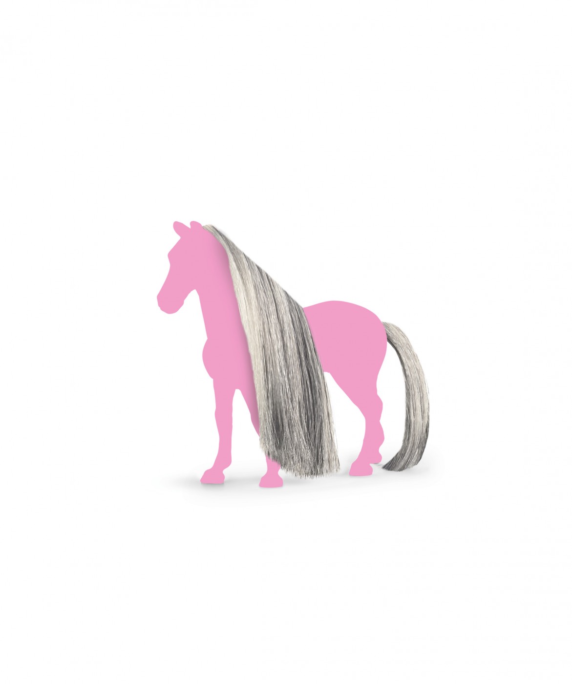 Schleich Haare Beauty Pferd grau 42652