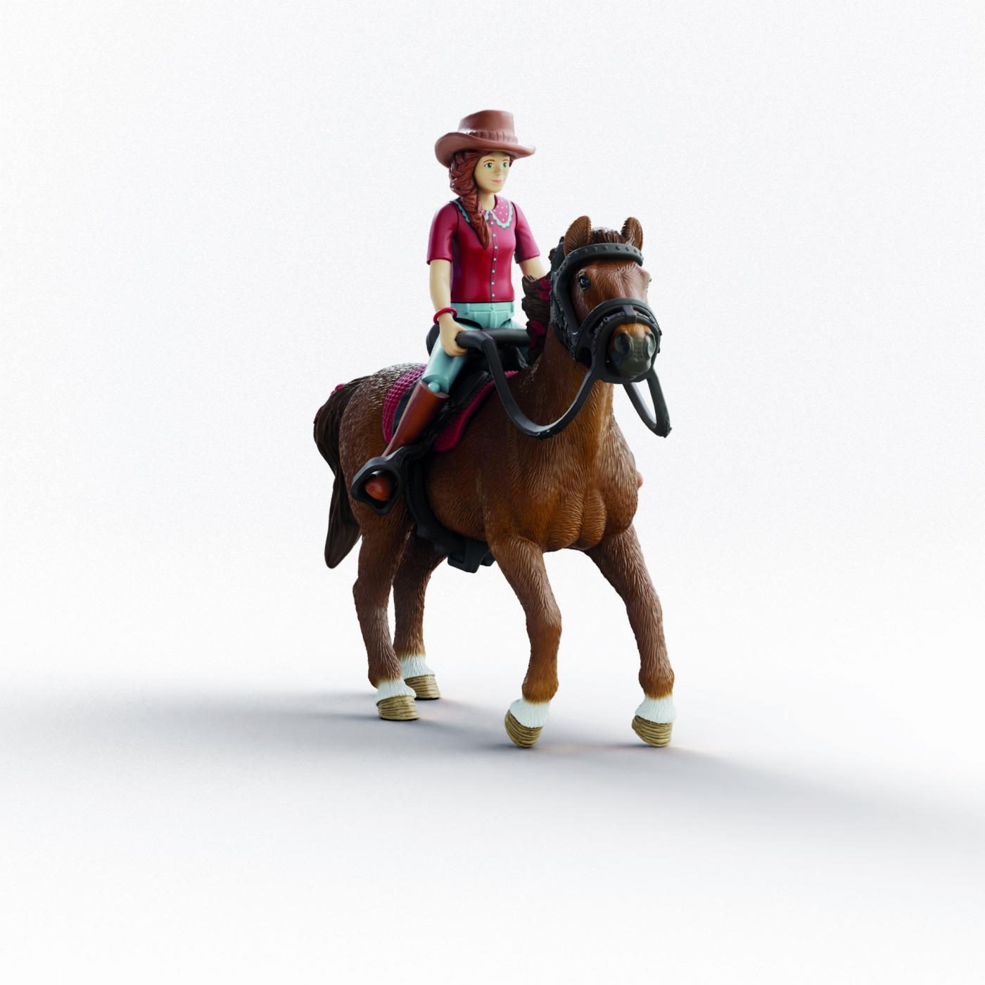 Schleich Hannah with horse Cayenne 42711