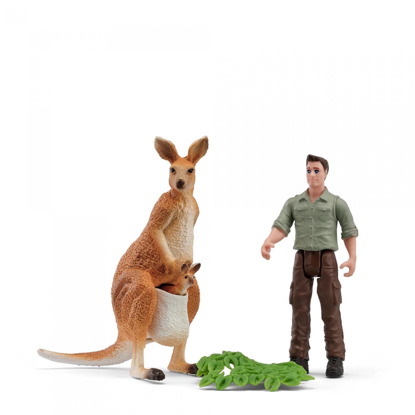 Schleich Kangaroo Tour with the Ranger 81540