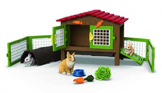 Schleich Bauernhoftiere: Schleich Kaninchenstall  42728