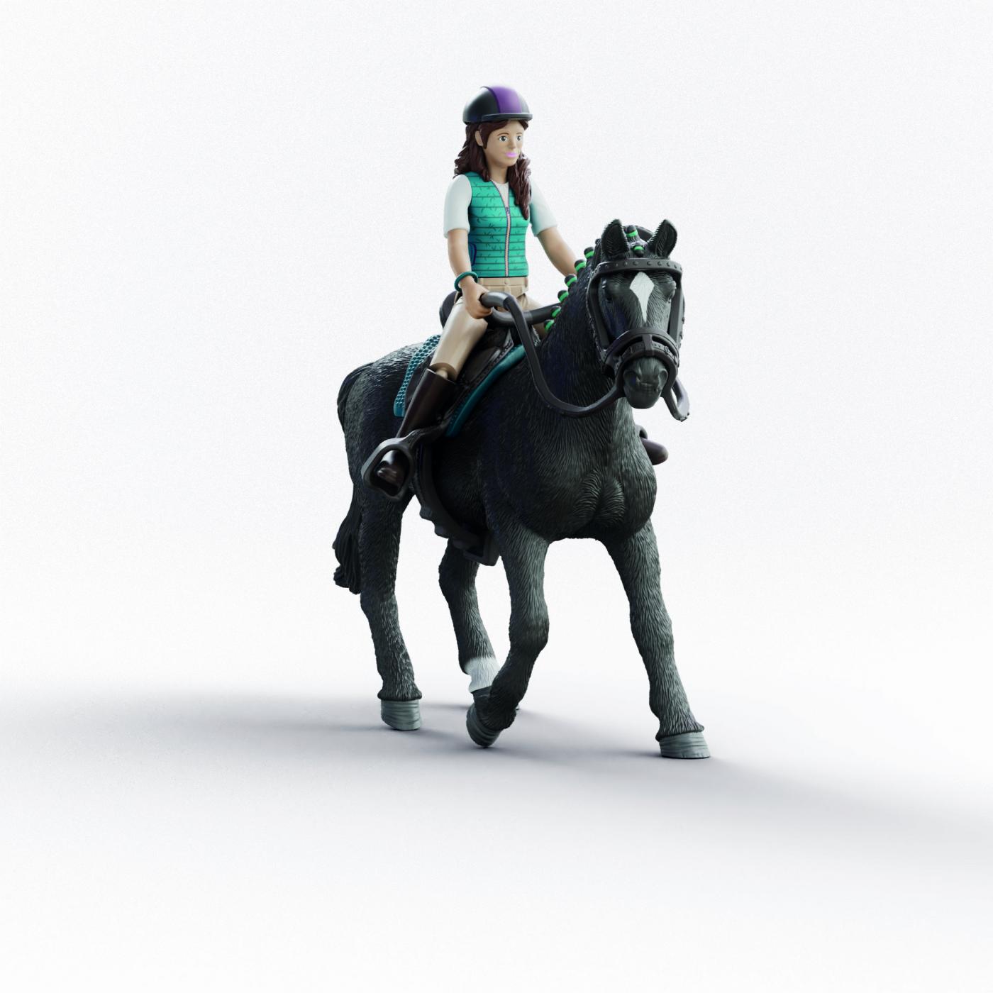 Schleich Lisa with horse Storm  42712