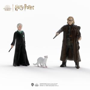 Schleich Harry Potter Zauberwelt: Schleich Mad-Eye MoodyTM & Draco MalfoyTM mit Frettchen 14907
