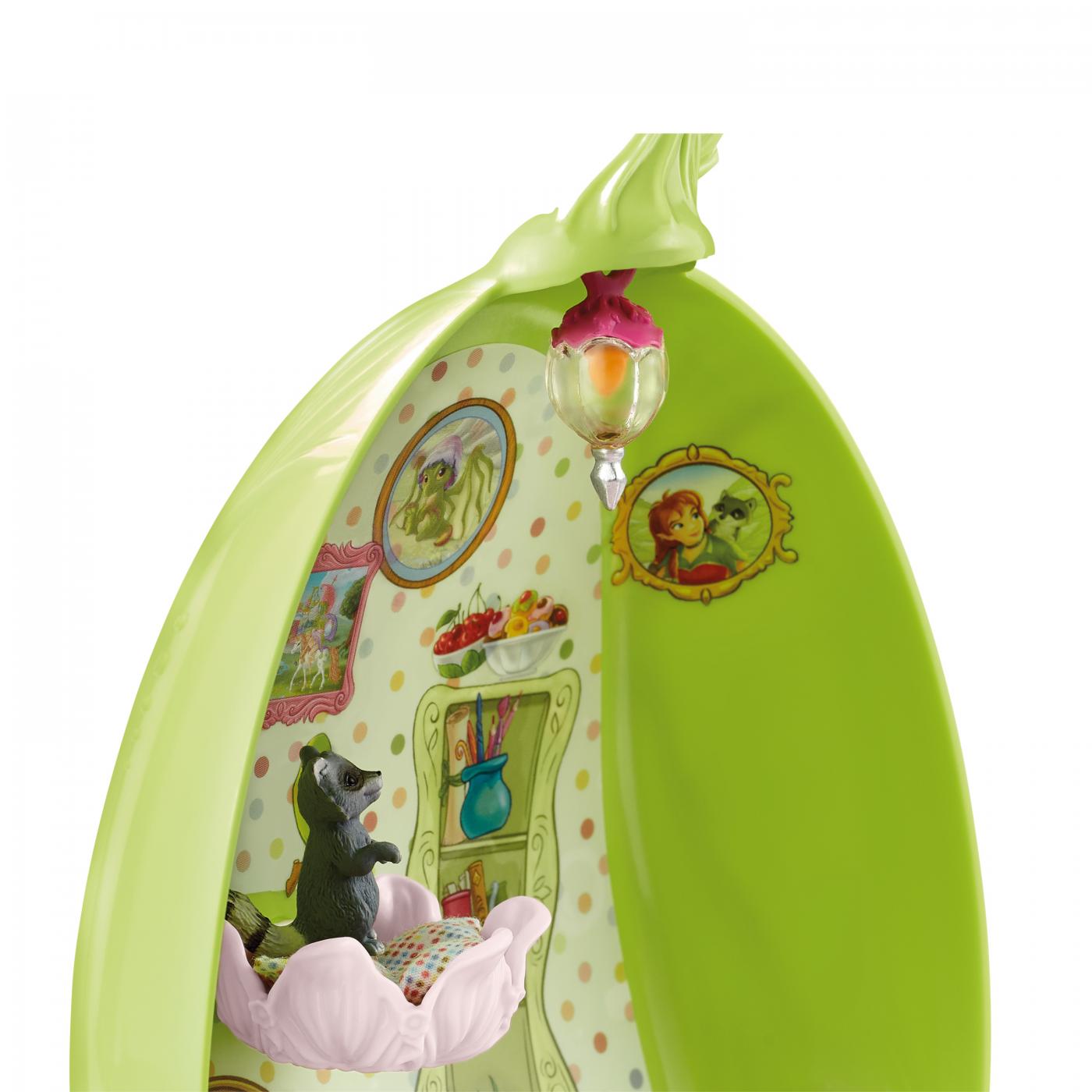 Schleich – 42520 Marweens Tierkindergarten-Blüte [Drachenbabys und Waschbär Piuh] – Kinderlino