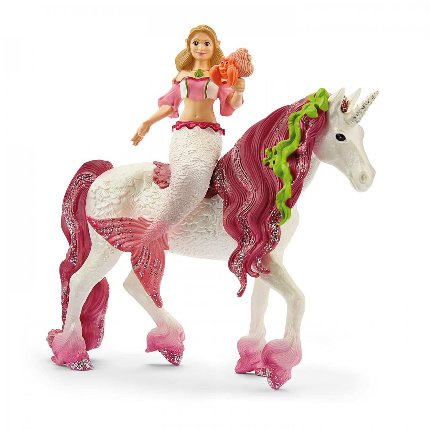 Schleich Meerjungfrau Feya auf Unterwassereinhorn 70593