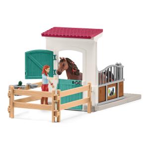 Schleich Pferde: Schleich Pferdebox mit Hanna und Cayenne 42710