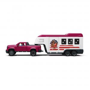 Schleich Pferde: Schleich Pick-up mit gro�em Pferdeanh�nger 42705