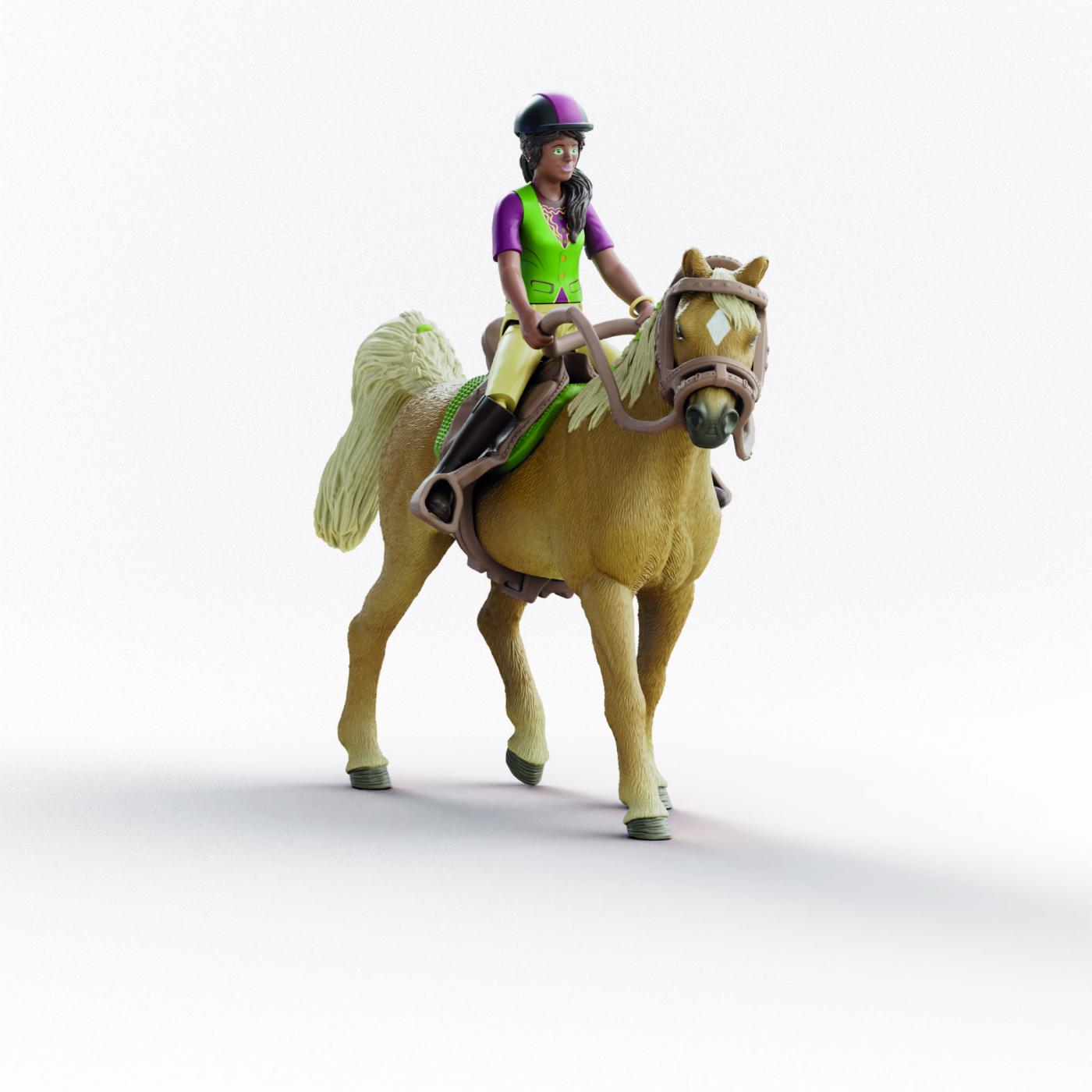 Schleich Sarah with horse Mystery  42714