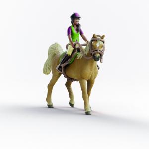 Schleich Horse Club Horses: Schleich Sarah with horse Mystery  42714