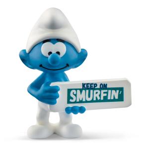 Schleich Schl�mpfe: Schleich Schlumpf Smurfin Schild 20843