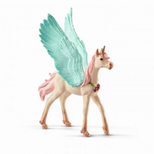 Schleich Elfen: Schleich Schmuckeinhorn Pegasus Fohlen 70575