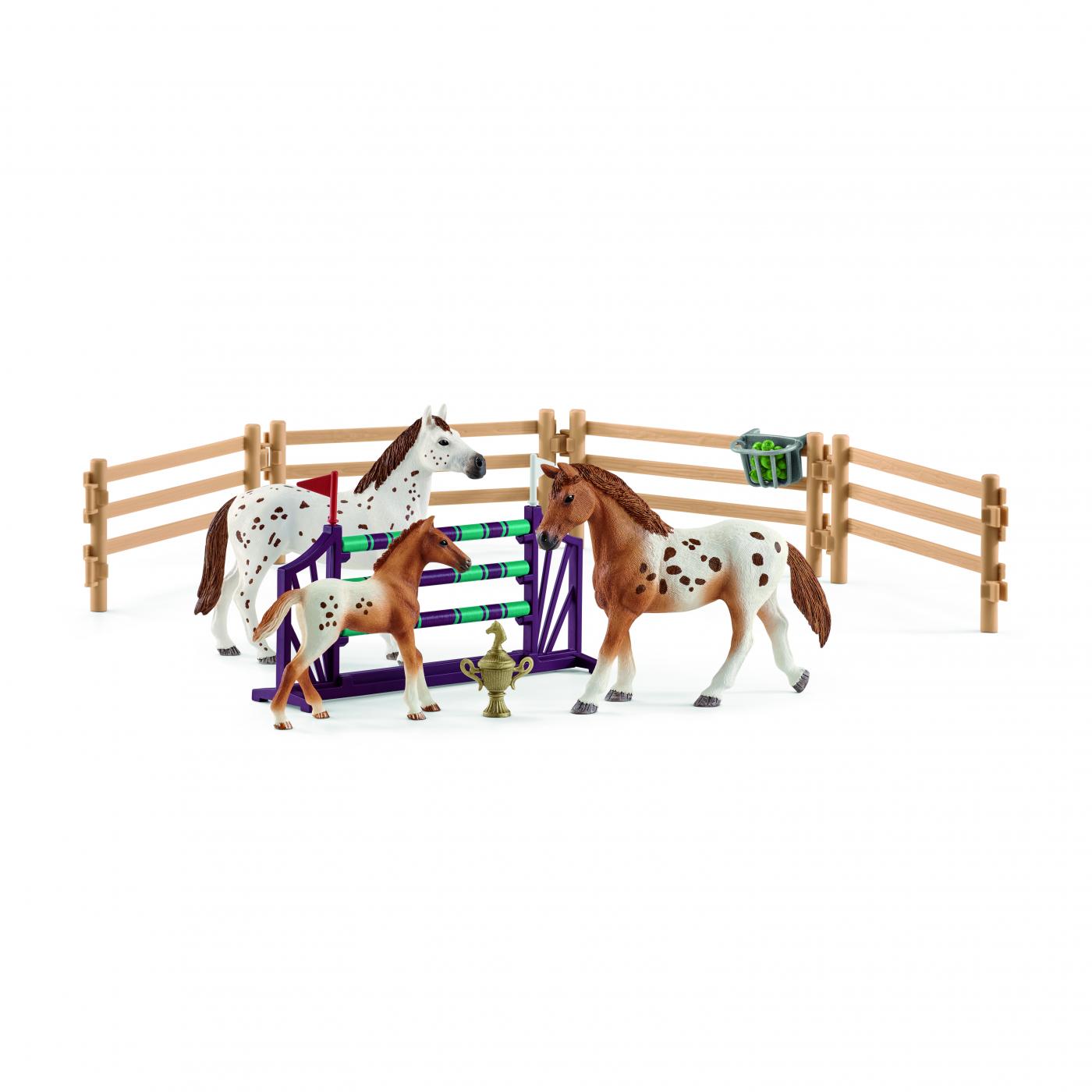 Schleich Pferde: Schleich Set Turnier Training und Pferde Schleich Pferde: Schleich Set Turnier Training und Pferde