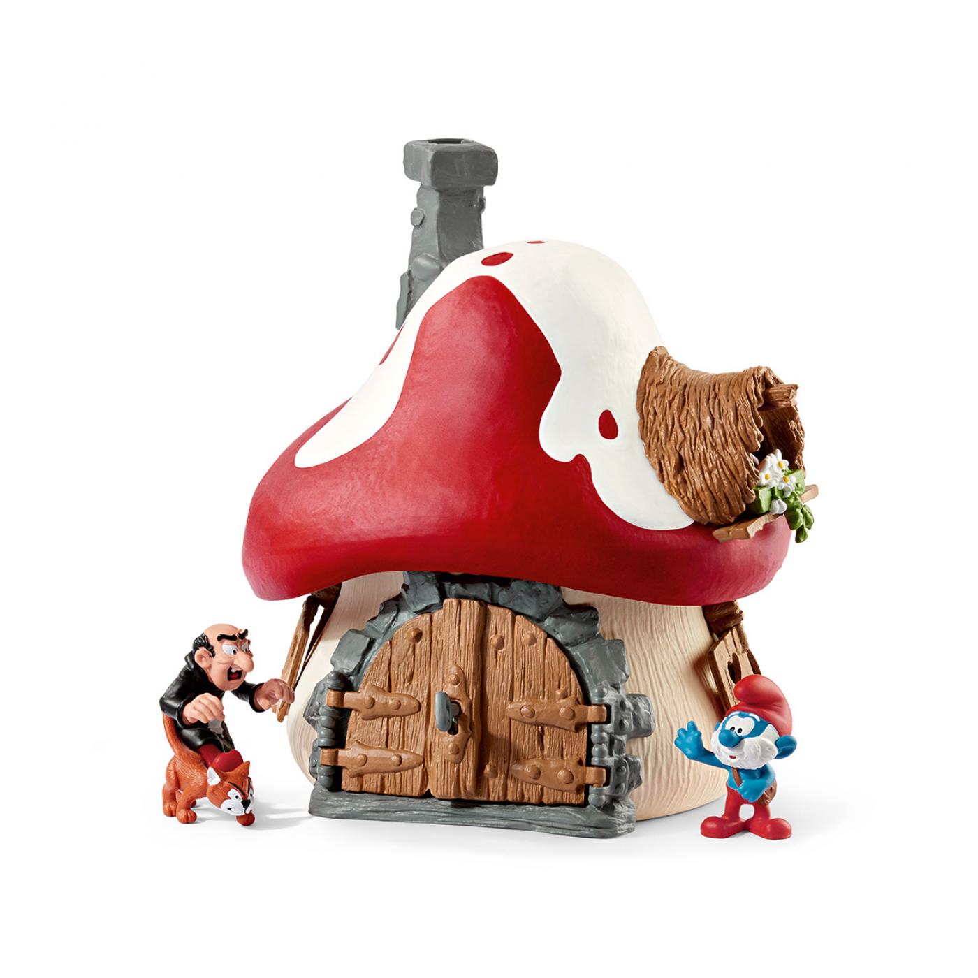 Schleich Smurfs Schleich Smurf House With 2 Figures 20803