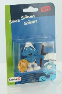 Figura Schleich Pitufo Cocinero | Juguete De Colección Oficial De Los Pitufos | Ideal Para Niños De 3 A 8 Años