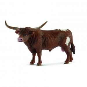 Schleich Bauernhoftiere: Schleich Texas Longhorn Bulle 13866