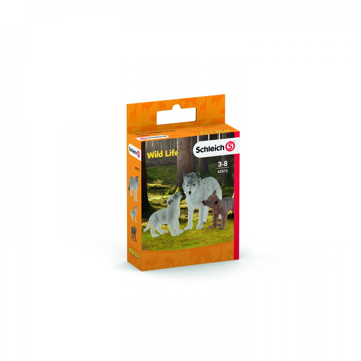 Schleich Wild Life: Schleich Wolf mother with puppy 42472