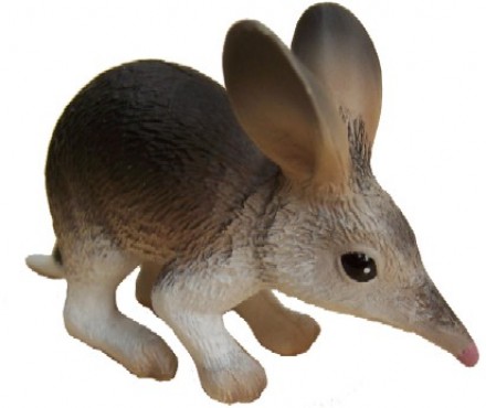 S&N SMALL BILBY plastic toy wild zoo Australian animal Rabbit Bandicoot NEW 