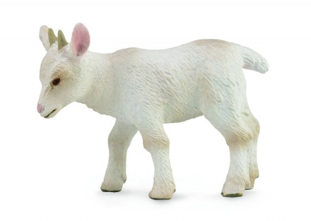 Collecta 88786 Goat Kid Standing Miniature Animal Figure Toy 