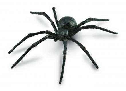 Black Widow Spider Keychain