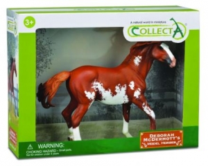 CollectA Mustang Stallion Chestnut Overo 1:12 89806